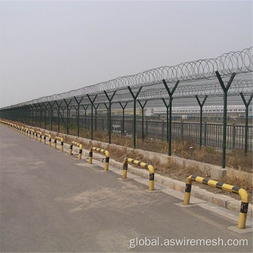 Contemporary Fence Panels PVC Coated Anti Climb Airport Fence For Airport Factory